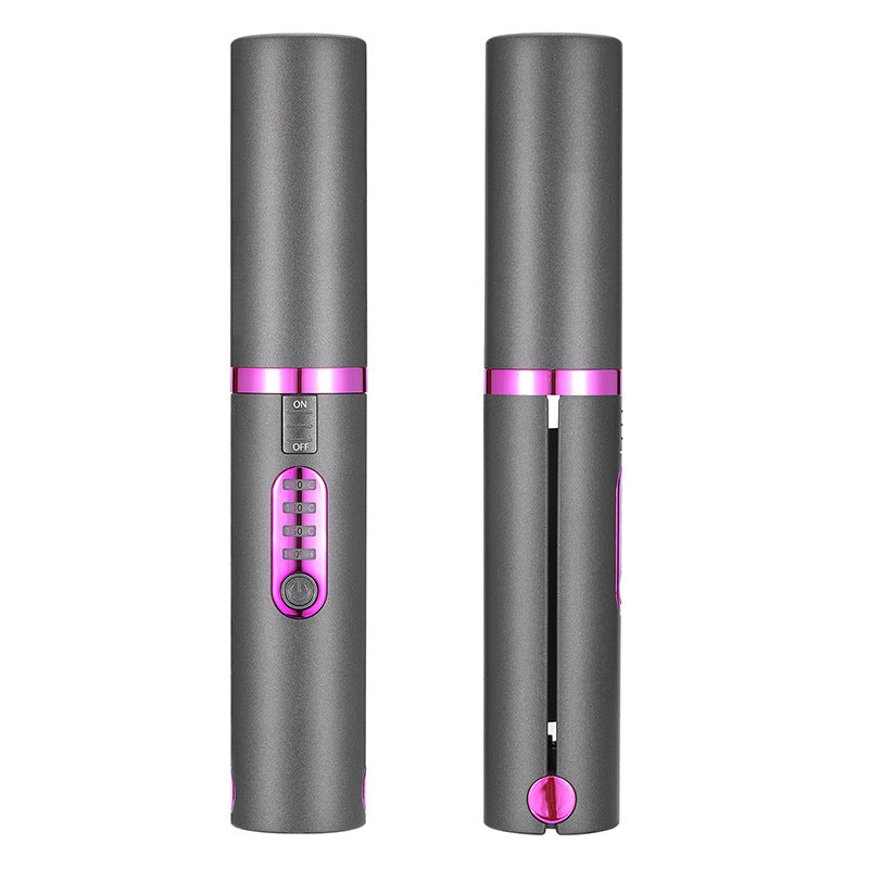 Mini Ceramic Hair Straightener – USB Rechargeable Wireless Flat Iron