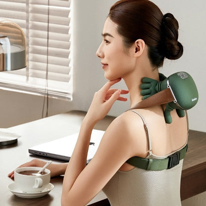 Wireless Neck & Shoulder Massager – Electric Back Kneading Massage Shawl