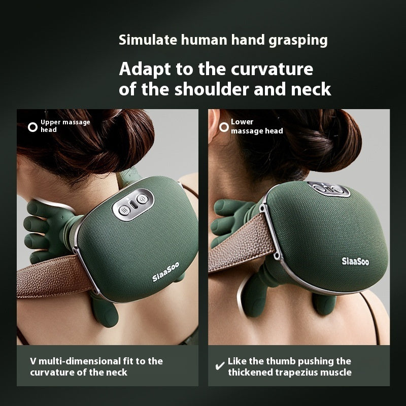 Wireless Neck & Shoulder Massager – Electric Back Kneading Massage Shawl