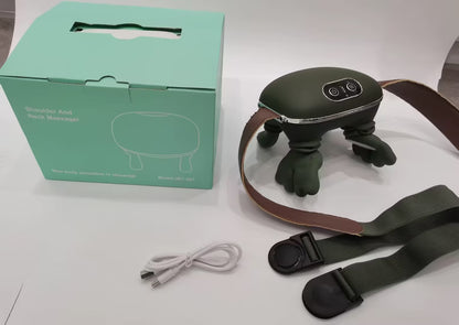 Wireless Neck & Shoulder Massager – Electric Back Kneading Massage Shawl