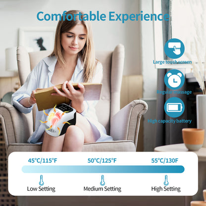 Smart Knee Massager – Electric Infrared Heat & Vibration Therapy