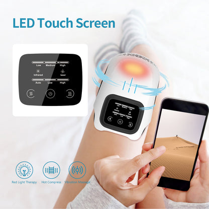 Smart Knee Massager – Electric Infrared Heat & Vibration Therapy