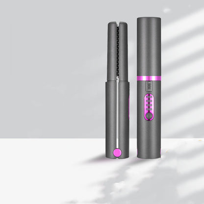 Mini Ceramic Hair Straightener – USB Rechargeable Wireless Flat Iron