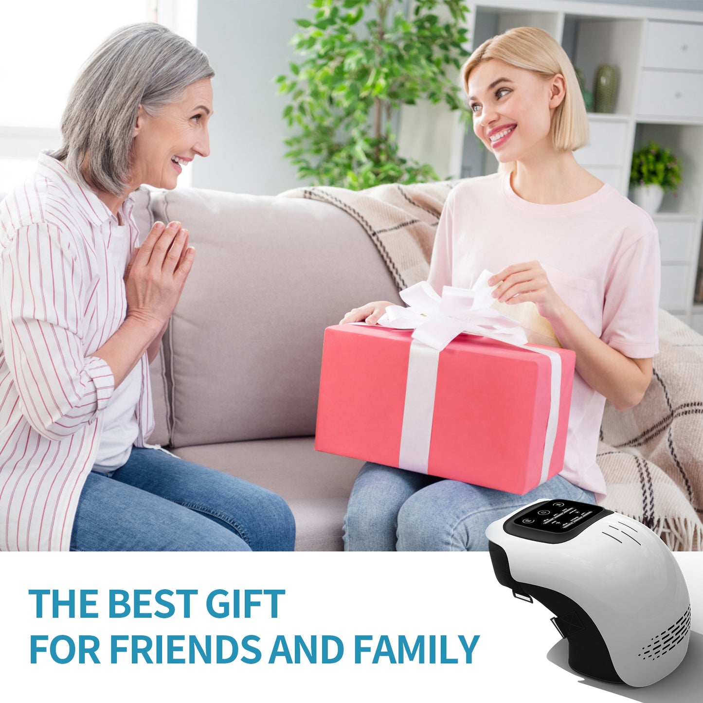 Smart Knee Massager – Electric Infrared Heat & Vibration Therapy